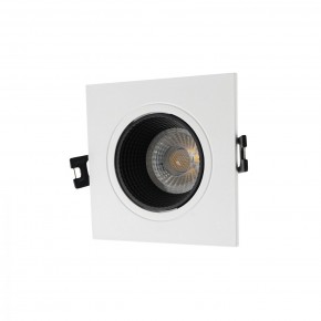 DK3071-WH+BK Встраиваемый светильник, IP 20, 10 Вт, GU5.3, LED, белый/черный, пластик в Кудымкаре - kudymkar.mebel24.online | фото