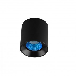 DK3090-BK+CY Светильник накладной IP 20, 10 Вт, GU5.3, LED, черный/голубой, пластик в Кудымкаре - kudymkar.mebel24.online | фото