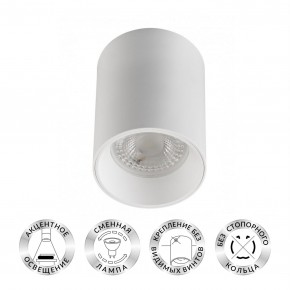 DK3110-WH Светильник накладной IP 20, 10 Вт, GU5.3, LED, белый, пластик в Кудымкаре - kudymkar.mebel24.online | фото 1