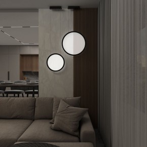 DK6606-BK Подвесной вертикальный светильник Veil со светодиодом H1700 d600 220V 48W 3000-6000K IP20 черный алюминий в Кудымкаре - kudymkar.mebel24.online | фото 7