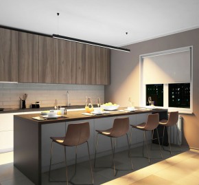 DK9203-BK Линейный светильник 52W 2000mm 3000K, черный в Кудымкаре - kudymkar.mebel24.online | фото 5