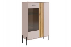 ДОМИНИКА Комод (со стеклом) в Кудымкаре - kudymkar.mebel24.online | фото