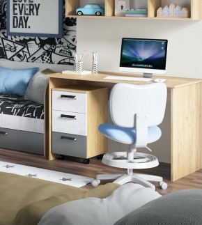 Дуглас (подростковая) М16 Стол прямой + М09 Тумба в Кудымкаре - kudymkar.mebel24.online | фото
