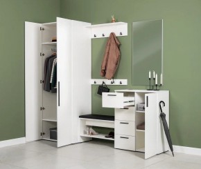 ЭЙР прихожая (модульная) Белый Шагрень в Кудымкаре - kudymkar.mebel24.online | фото 27