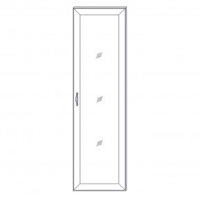 Фасад двери с зеркалом Сиена в Кудымкаре - kudymkar.mebel24.online | фото 4