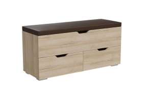 ФЛИНТ Диван (дуб ривьера/коричневый) в Кудымкаре - kudymkar.mebel24.online | фото 1