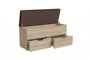 ФЛИНТ Диван (дуб ривьера/коричневый) в Кудымкаре - kudymkar.mebel24.online | фото 2