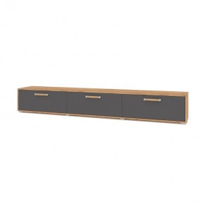ФЛОРИДА Ф33 Тумба ТВ (дуб золотой/графит) в Кудымкаре - kudymkar.mebel24.online | фото