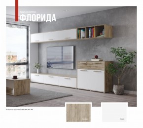ФЛОРИДА Гостиная (модульная) дуб серый/белый в Кудымкаре - kudymkar.mebel24.online | фото
