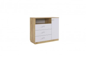 ФОРСАЖ Комод (крафт золотой/белый) в Кудымкаре - kudymkar.mebel24.online | фото