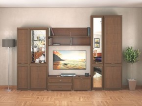 Гостиная-горка Ливорно орех в Кудымкаре - kudymkar.mebel24.online | фото 3
