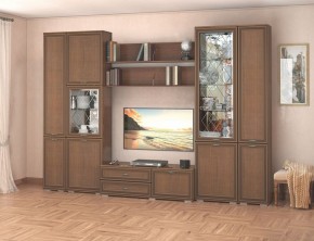 Гостиная-горка Ливорно орех в Кудымкаре - kudymkar.mebel24.online | фото 4