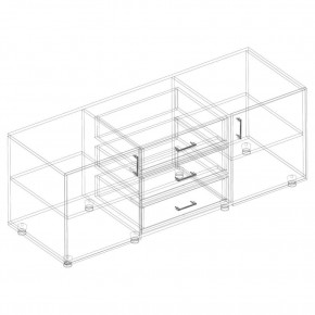 Гостиная "Сандра" (модульная) в Кудымкаре - kudymkar.mebel24.online | фото 23