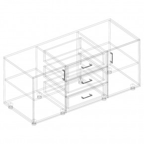 Гостиная "Сандра" (модульная) в Кудымкаре - kudymkar.mebel24.online | фото 25