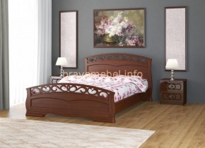 ГРАЦИЯ-1 Кровать из массива 1600  в Кудымкаре - kudymkar.mebel24.online | фото 2