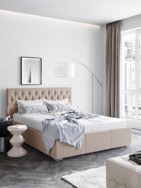 Интерьерная Кровать Октавия Бежевый 1400x2000 в Кудымкаре - kudymkar.mebel24.online | фото