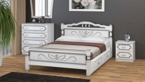 КАРИНА-5 Кровать из массива 1400 с 2-мя ящиками в Кудымкаре - kudymkar.mebel24.online | фото 1