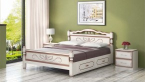 КАРИНА-5 Кровать из массива 1400 с 2-мя ящиками в Кудымкаре - kudymkar.mebel24.online | фото 2