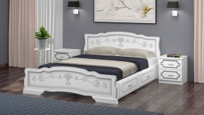КАРИНА-6 Кровать из массива 1200 с 2-мя ящиками в Кудымкаре - kudymkar.mebel24.online | фото 1