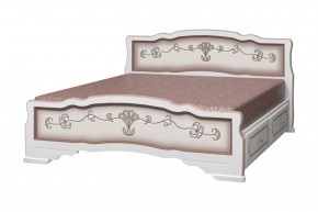 КАРИНА-6 Кровать из массива 1200 с 2-мя ящиками в Кудымкаре - kudymkar.mebel24.online | фото 3
