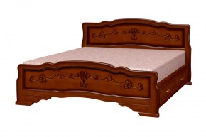 КАРИНА-6 Кровать из массива 1200 с 2-мя ящиками в Кудымкаре - kudymkar.mebel24.online | фото 4