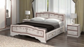 КАРИНА-6 Кровать из массива 1200 с 2-мя ящиками в Кудымкаре - kudymkar.mebel24.online | фото 5