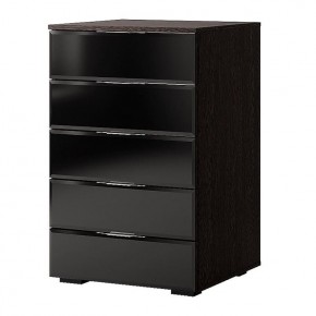 Комод Алекса (венге/черный) в Кудымкаре - kudymkar.mebel24.online | фото