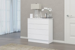 Комод Фаворит-3 (Белый текстурный) в Кудымкаре - kudymkar.mebel24.online | фото