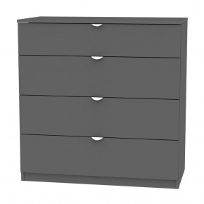 Комод K-93x90x45-1-TR (Графит) Калисто в Кудымкаре - kudymkar.mebel24.online | фото