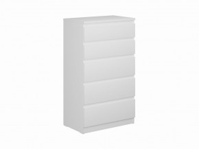 Комод КАСТОР с пятью ящиками, цвет белый в Кудымкаре - kudymkar.mebel24.online | фото