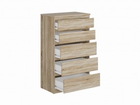 Комод КАСТОР с пятью ящиками, цвет Дуб Сонома в Кудымкаре - kudymkar.mebel24.online | фото 2