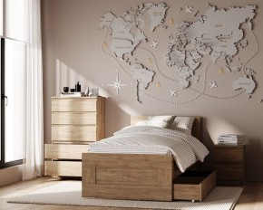 Комод КАСТОР с пятью ящиками, цвет Дуб Сонома в Кудымкаре - kudymkar.mebel24.online | фото 3
