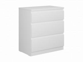 Комод КАСТОР с тремя ящиками, цвет белый в Кудымкаре - kudymkar.mebel24.online | фото