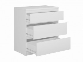 Комод КАСТОР с тремя ящиками, цвет белый в Кудымкаре - kudymkar.mebel24.online | фото 2