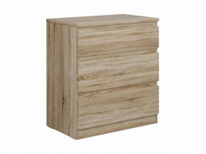 Комод КАСТОР с тремя ящиками, цвет Дуб Сонома в Кудымкаре - kudymkar.mebel24.online | фото