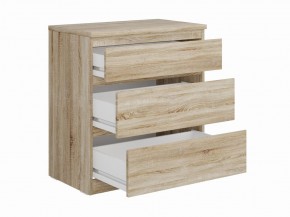 Комод КАСТОР с тремя ящиками, цвет Дуб Сонома в Кудымкаре - kudymkar.mebel24.online | фото 2