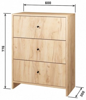 Комод Квадро в Кудымкаре - kudymkar.mebel24.online | фото 4