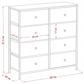 Комод Leset Линкс 8 ящиков (МДФ) в Кудымкаре - kudymkar.mebel24.online | фото 12