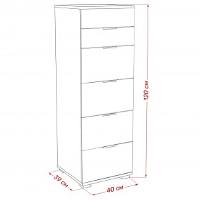 Комод Leset Наоми 6 в Кудымкаре - kudymkar.mebel24.online | фото 8