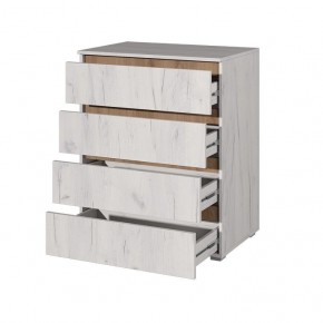 Комод Лиана (Дуб Крафт Белый/Дуб Крафт Золотой) в Кудымкаре - kudymkar.mebel24.online | фото