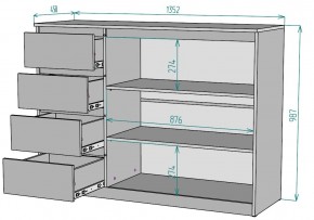 Комод Мальта K116 в Кудымкаре - kudymkar.mebel24.online | фото 2