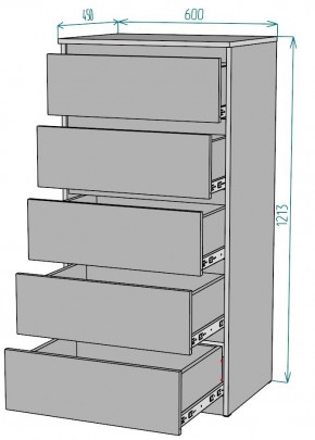 Комод Мальта K132 в Кудымкаре - kudymkar.mebel24.online | фото 2