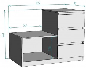 Комод Мальта K207 в Кудымкаре - kudymkar.mebel24.online | фото 2