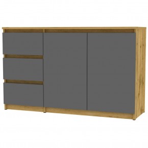 Комод Malta light K187 (ДВ-Графит) в Кудымкаре - kudymkar.mebel24.online | фото