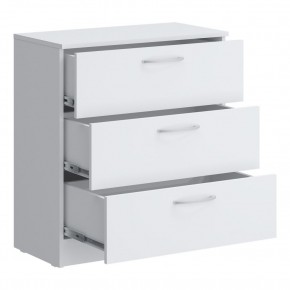 Комод мини Париж (Белый тиснение) в Кудымкаре - kudymkar.mebel24.online | фото 2