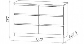 НИЦЦА-7 Комод (НЦ.07) в Кудымкаре - kudymkar.mebel24.online | фото 3