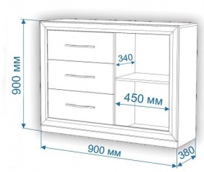 Комод Нобиле Км-120/38 ФГ в Кудымкаре - kudymkar.mebel24.online | фото 2