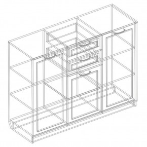 Комод "ГА-04" Александрия в Кудымкаре - kudymkar.mebel24.online | фото 3