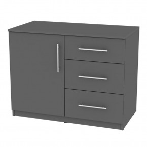 Комод "Калисто (K12)" ручка рейлинг (Графит) в Кудымкаре - kudymkar.mebel24.online | фото