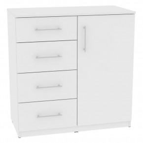 Комод "Калисто (K18)" ручка рейлинг (Белый) в Кудымкаре - kudymkar.mebel24.online | фото